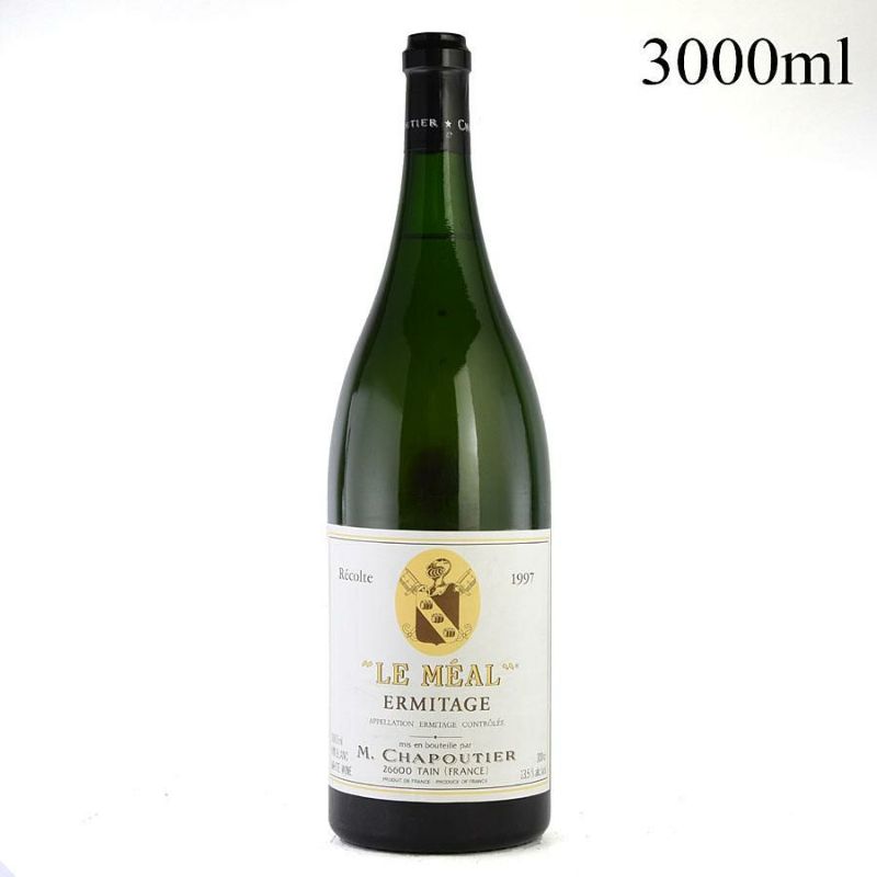 シャプティエ エルミタージュ ブラン ル メアル セレクション パーセレール 1997 ダブルマグナム 3000ml Chapoutier  Ermitage Blanc Le Meal フランス ローヌ 白ワイン