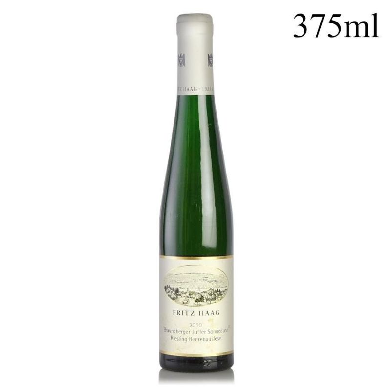 フリッツ ハーク ブラウネベルガー ユッファー ゾンネンウーア リースリング ベーレンアウスレーゼ #16 2010 ハーフ 375ml ラベル不良  ハーグ Fritz Haag Brauneberger Juffer Sonnenuhr Riesling Beerenauslese ドイツ