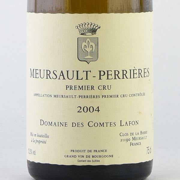 コント ラフォン ムルソー プルミエ クリュ ペリエール 2004 コントラフォン Comtes Lafon Meursault Perrieres  フランス ブルゴーニュ 白ワイン | 勝田商店 公式通販サイト KATSUDA本店