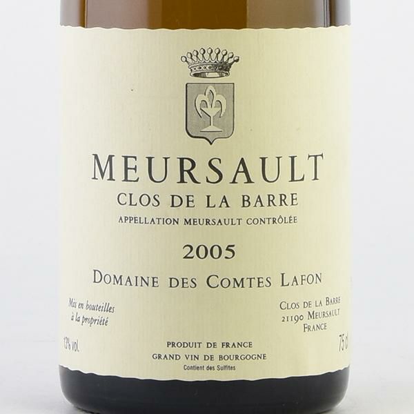 コント ラフォン ムルソー クロ ド ラ バール 2005 コントラ