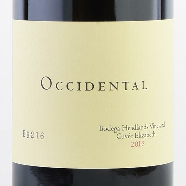 オクシデンタル ピノ ノワール キュヴェ エリザベス ボデガ ヘッド