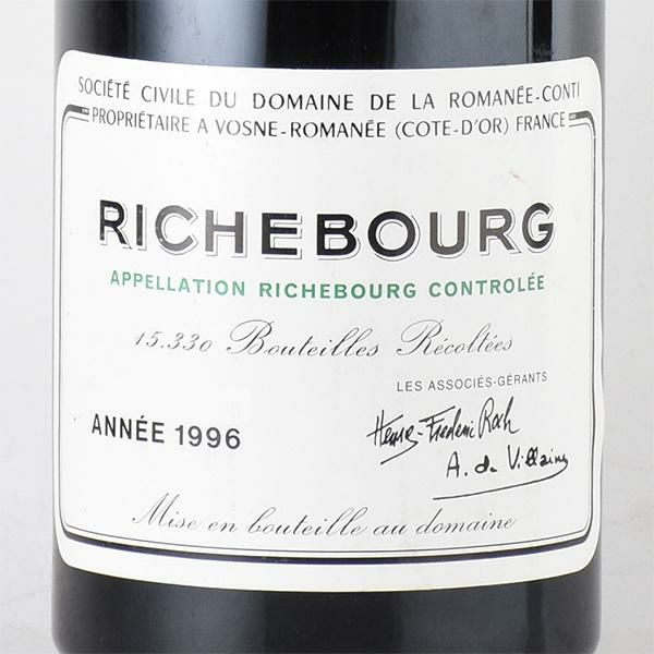 リシュブール 赤ワイン DRC 2009 Richebourg ブルゴーニュ