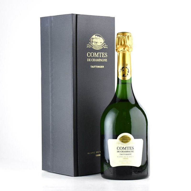 テタンジェ コント ド シャンパーニュ ブラン ド ブラン 1998 ギフトボックス ブランドブラン Taittinger Comtes de  Champagne Blanc de Blancs フランス シャンパン シャンパーニュ