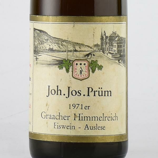 ヨハン ヨゼフ プリュム グラーヒャー ヒンメルライヒ アウスレーゼ 1971 Joh Jos Prum J.J.Prum Graacher  Himmelreich Auslese ドイツ 白ワイン | 勝田商店 公式通販サイト KATSUDA本店