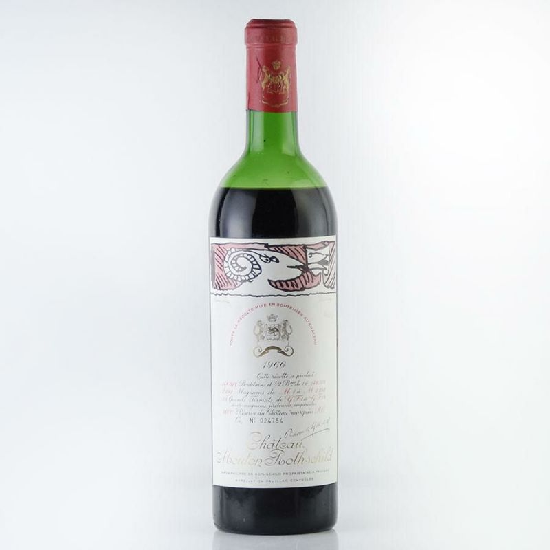 シャトー ムートン ロートシルト 1966 ロスチャイルド Chateau Mouton Rothschild フランス ボルドー 赤ワイン