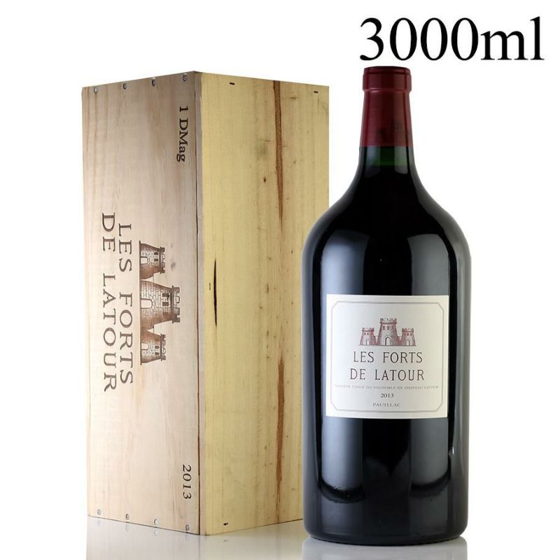 レ フォール ド ラトゥール 2013 ダブルマグナム 3000ml 木箱入り シャトー ラトゥール Chateau Latour Les Forts  de Latour フランス ボルドー 赤ワイン | 勝田商店 公式通販サイト KATSUDA本店