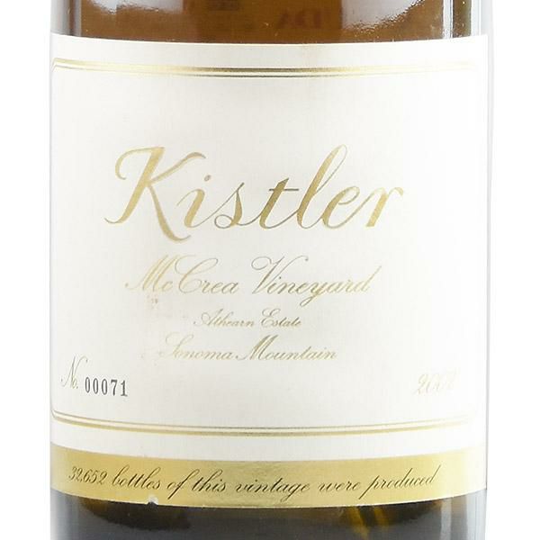 キスラー シャルドネ マックレア ヴィンヤード 2002 Kistler