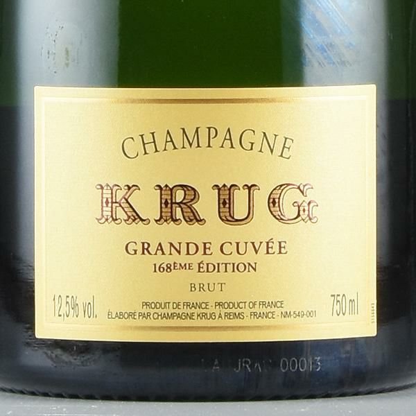 クリュッグ グランド キュヴェ エディション168 MV Krug Grande Cuvee