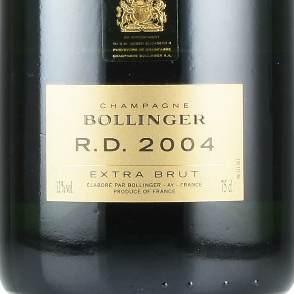 ボランジェ アール ディー 2004 RD Bollinger R.D. フランス シャンパン シャンパーニュ