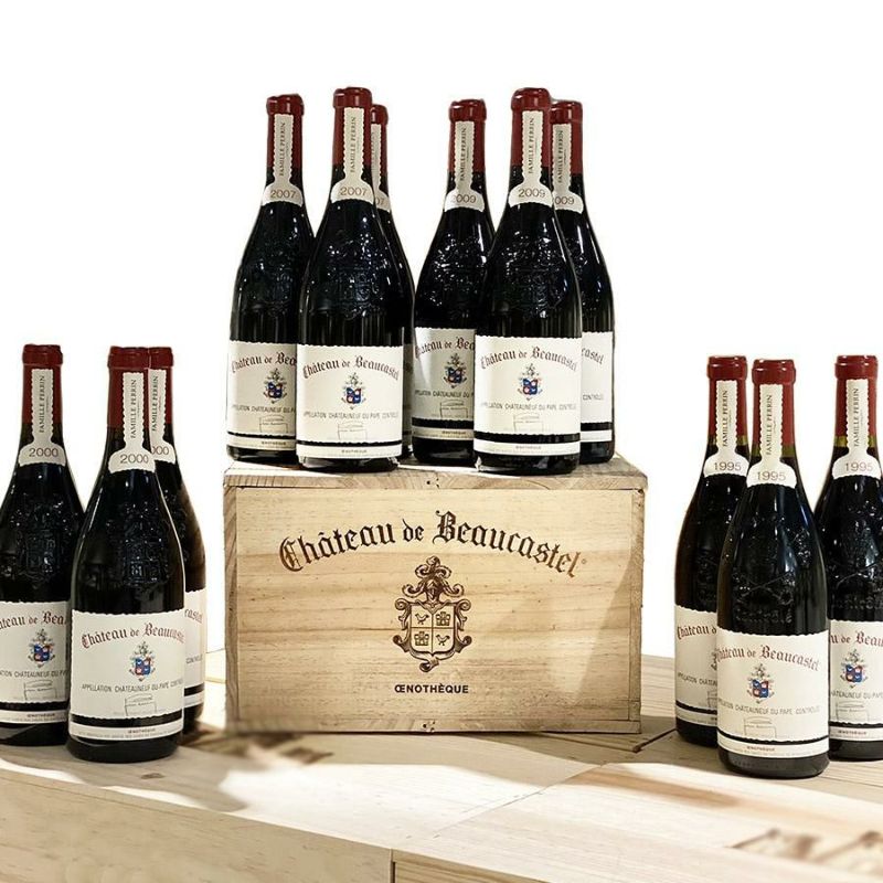 シャトー ド ボーカステル シャトーヌフ デュ パプ エノテーク アソート ( 2009 2007 2000 1995 各3本 ) Chateau de  Beaucastel Chateauneuf du Pape Oenotheque Assort フランス ローヌ | 勝田商店 公式通販サイト  KATSUDA本店