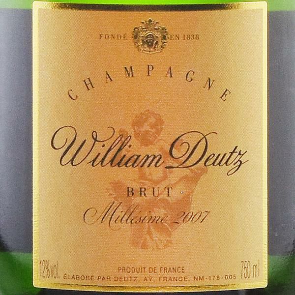 ドゥーツ ウィリアム ドゥーツ 2007 ドゥッツ William Deutz フランス シャンパン シャンパーニュ | 勝田商店 公式通販サイト  KATSUDA本店