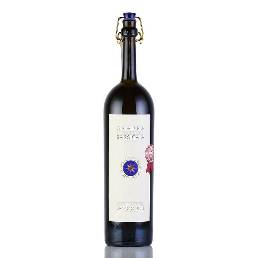 グラッパ ディ サッシカイア 500ml 正規品 缶入り ポーリ Poli Grappa  