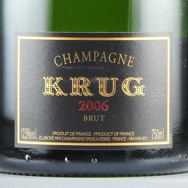 クリュッグ ヴィンテージ 2006 Krug Vintage フランス シャンパン