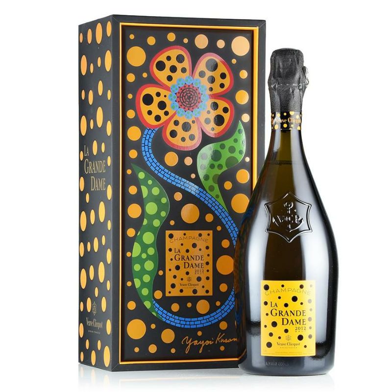 ヴーヴ クリコ ラ グランダム 草間彌生 2012 ギフトボックス ヴーヴクリコ Veuve Clicquot La Grande Dame  Yayoi Kusama フランス シャンパン シャンパーニュ