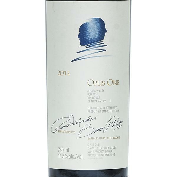 オーパスワン 2012年 Opus One カリフォルニアOpusOneカリフォルニア