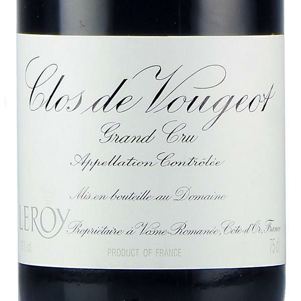 ルロワ ドメーヌ ルロワ クロ ド ヴージョ 1999 Domaine Leroy Clos de 