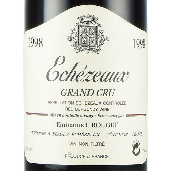 エマニュエル ルジェ エシェゾー グラン クリュ 1998 Emmanuel Rouget