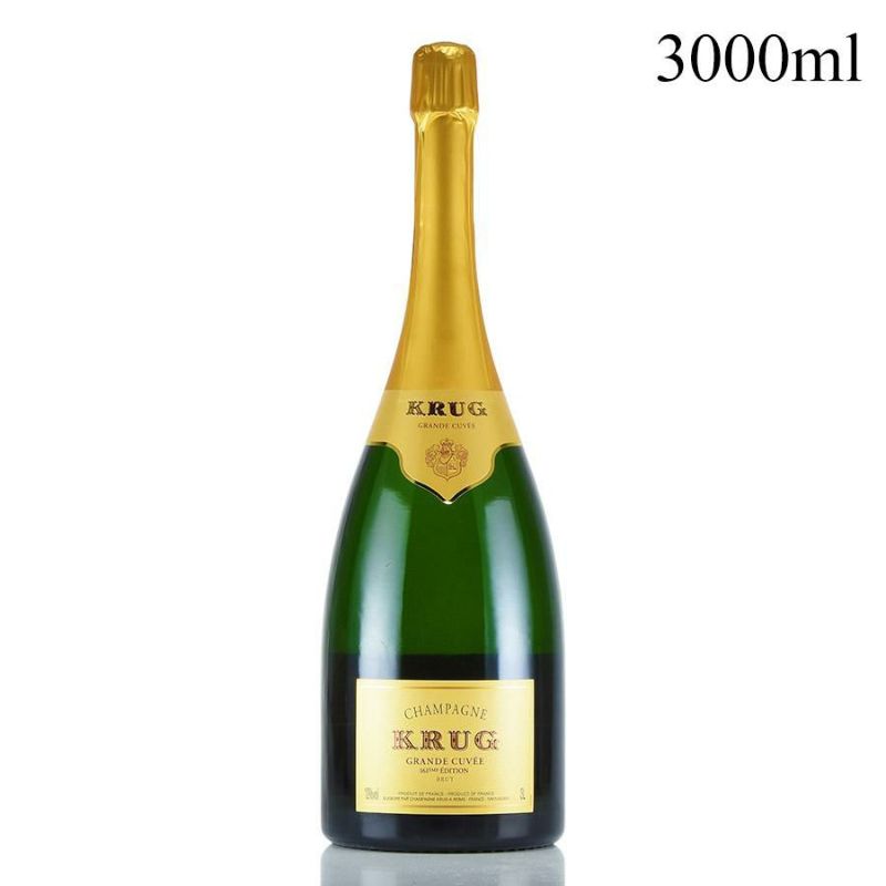 クリュッグ グランド キュヴェ エディション161 NV ジェロボアム 3000ml 木箱入り Krug Grande Cuvee 161 Eme  Edition フランス シャンパン シャンパーニュ