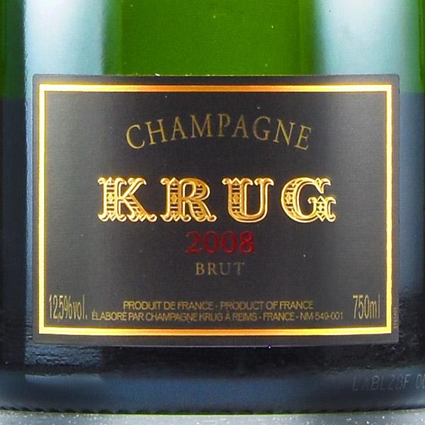 クリュッグ ヴィンテージ 2008 ギフトボックス Krug Vintage フランス 