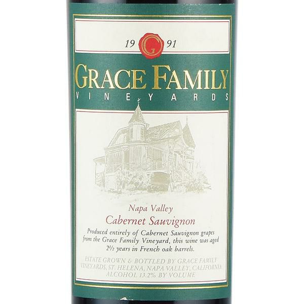 グレース ファミリー カベルネ ソーヴィニヨン 1991 グレイス Grace Family Cabernet Sauvignon アメリカ  カリフォルニア 赤ワイン