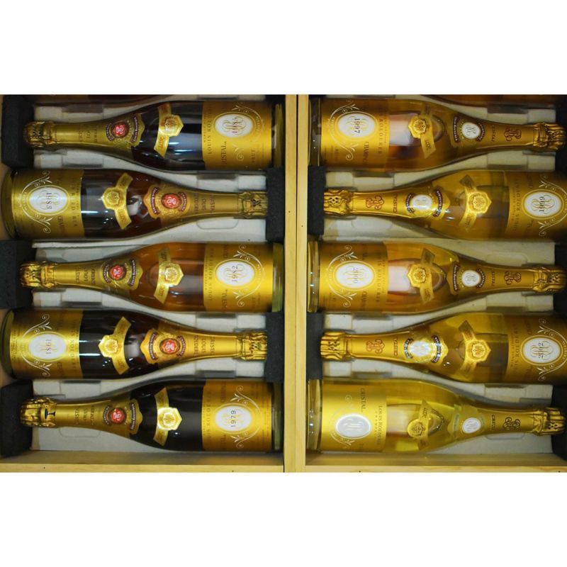 ルイ ロデレール クリスタル ヴァーティカル 24本セット ( 1979-2012 ) ルイロデレール ルイ・ロデレール Louis Roederer  Cristal Vertical 24bt Set ( 1979-2012 ) フランス シャンパーニュ セット