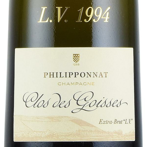 フィリポナ クロ デ ゴワセ ロング ヴィエイユスマン 1994 木箱入り Philipponnat Clos des Goisses L.V.  フランス シャンパン シャンパーニュ | 勝田商店 公式通販サイト KATSUDA本店