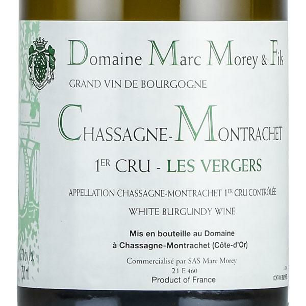 ドメーヌ マルク モレ エ フィス シャサーニュ モンラッシェ プルミエ クリュ レ ヴェルジェ 2020 Domaine Marc Morey Et  Fils Chassagne Montrachet Les Vergers フランス ブルゴーニュ 白ワイン