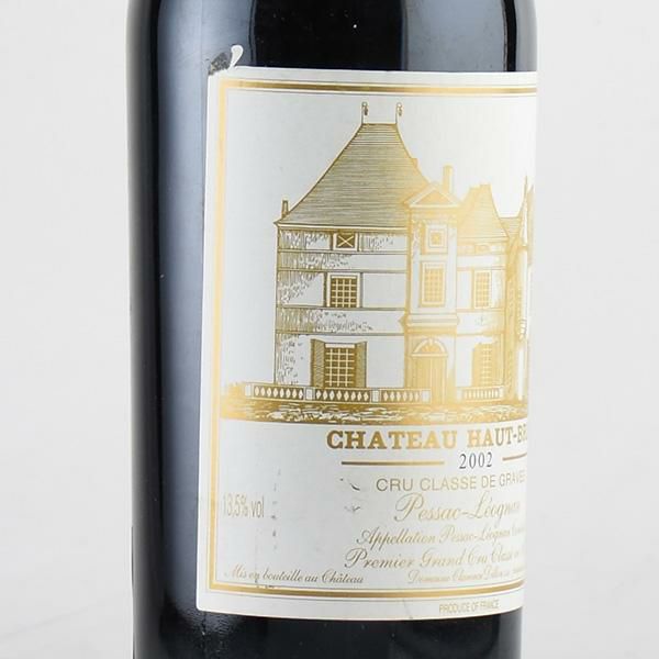 シャトー オー ブリオン 2002 ラベル不良 オーブリオン Chateau Haut