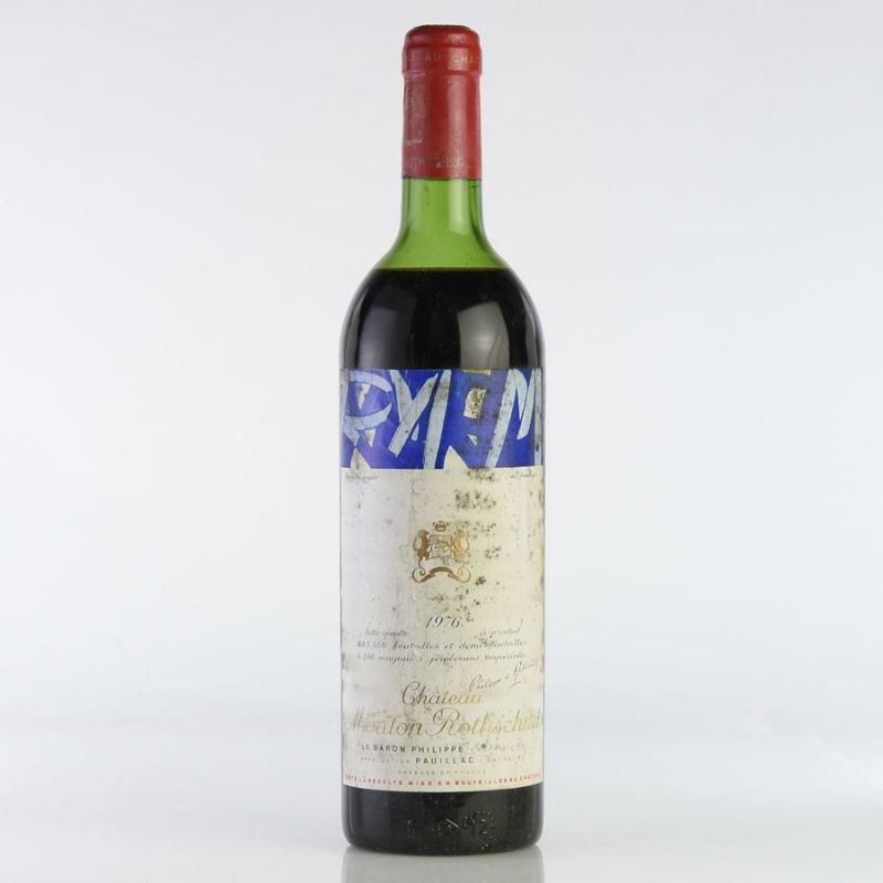 シャトー ムートン ロートシルト 1976 ラベル不良 ロスチャイルド Chateau Mouton Rothschild フランス ボルドー 赤ワイン