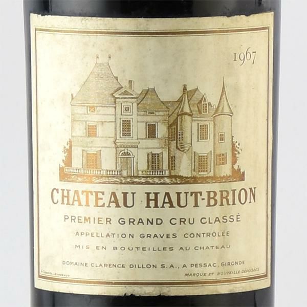 シャトー オー ブリオン 1967 キャップシール ラベル不良 オーブリオン