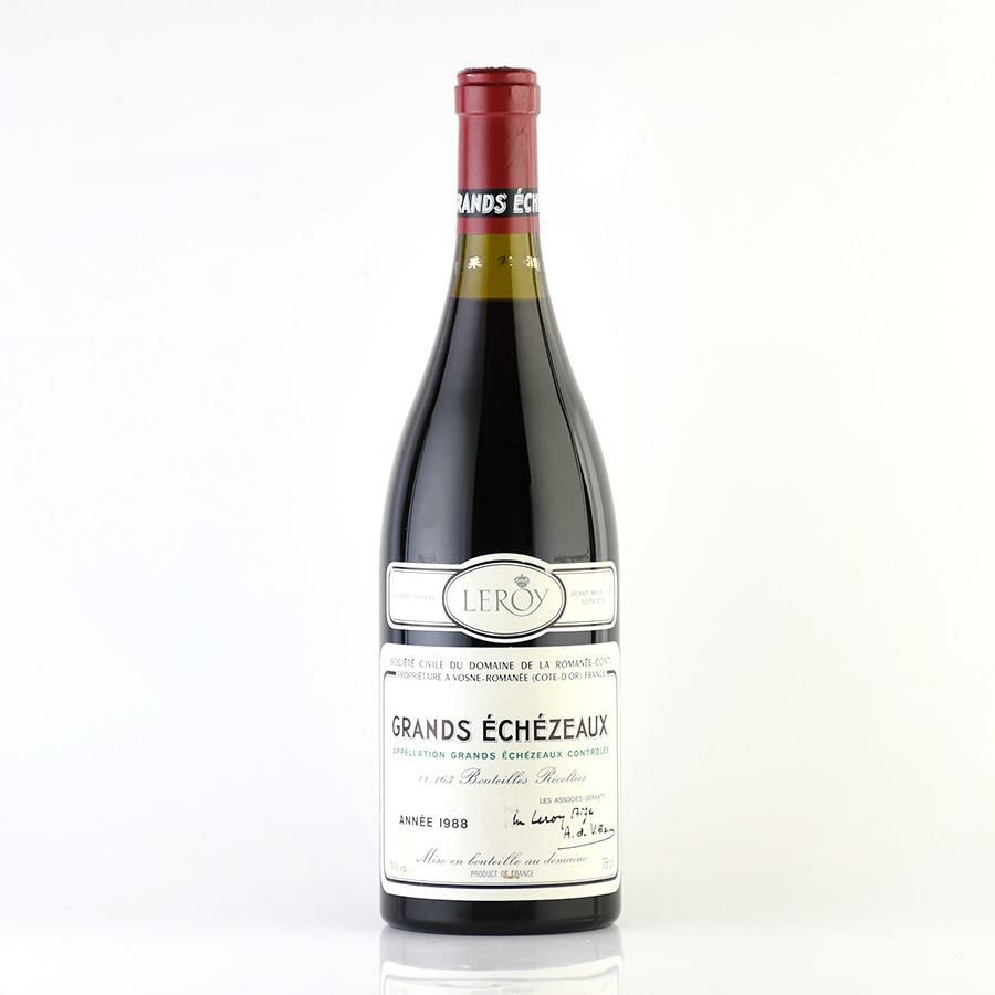 ロマネコンティ グラン エシェゾー 1988 ラベル不良 ドメーヌ ド ラ  