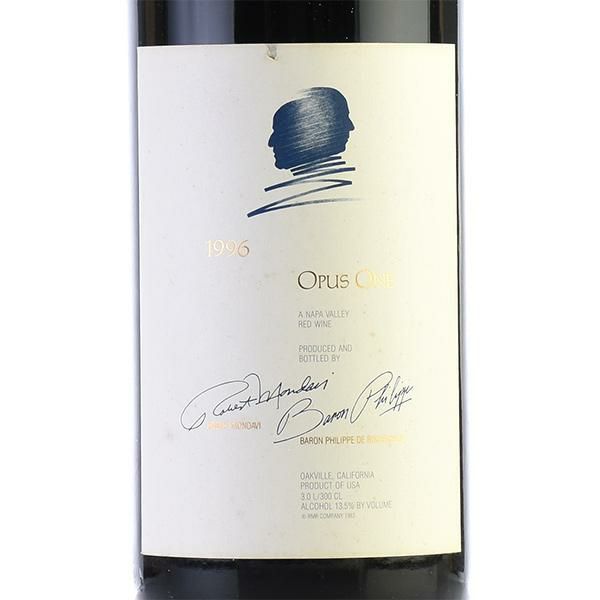 オーパス ワン 1996 ダブルマグナム 3000ml ラベル不良 オーパスワン オーパス・ワン Opus One アメリカ カリフォルニア 赤ワイン