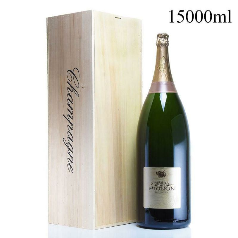 ピエール ミニョン ブリュット プレスティージュ NV ナビュコドノゾール 15000ml 木箱入り Pierre Mignon Brut  Prestige フランス シャンパン シャンパーニュ