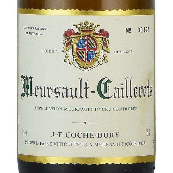 コシュ デュリ ムルソー プルミエ クリュ レ カイユレ 1998  