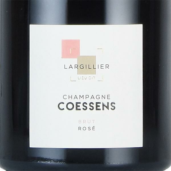 コエッセン ラルジリエ 甘い ブラン ド ノワール 2019 コサンス Coessens Largillier Blanc de Noirs フランス  シャンパン シャンパーニュ