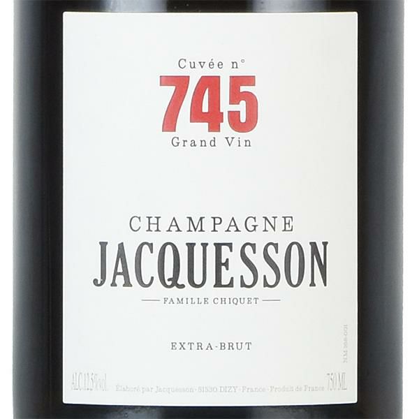 ジャクソン キュヴェ #745 エクストラ ブリュット NV Jacquesson