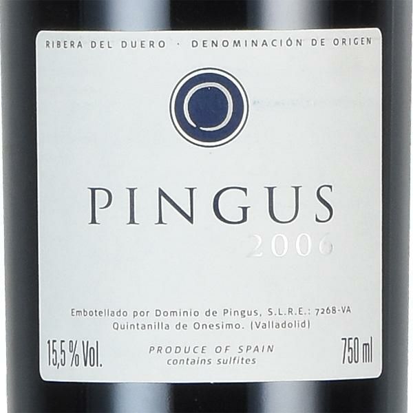 ピングス 2006 ドミニオ デ ピングス Dominio De Pingus Pingus 