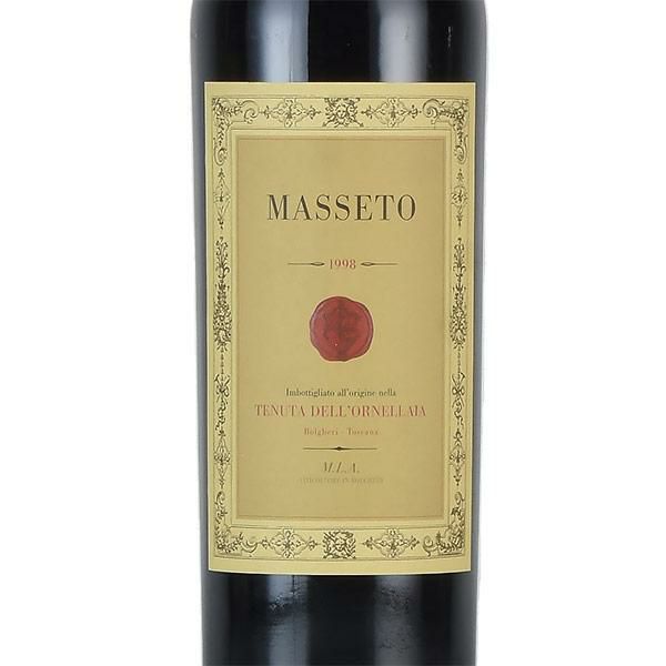 マッセート 1998 オルネッライアMasseto 1998 マッセート 1998 マセト マセット Ornellaia Masseto イタリア