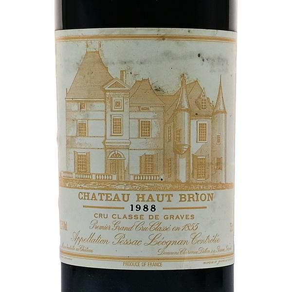 シャトー オー ブリオン 1988 ラベル不良 オーブリオン Chateau