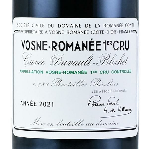 ワイン DRC VOSNE-ROMANEE Duvault-Blochet 2000 ブルゴーニュ・赤】ロマネコンティ ヴォーヌ ロマネ プルミエ クリュ